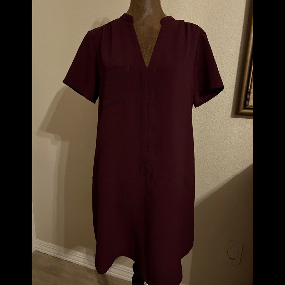Burgundy Tunic Dress